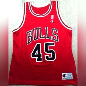 Vintage Michael Jordan #45 Chicago Bulls Champion Jersey
